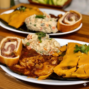 Plato Navideño Completo